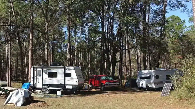 Free Florida Bayside Camping