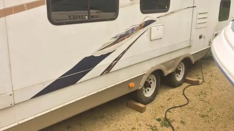 Removing Sun Baked Decals From RV | RV DIY