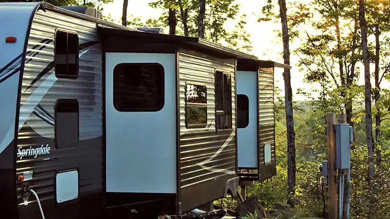 how to adjust a camper slide out