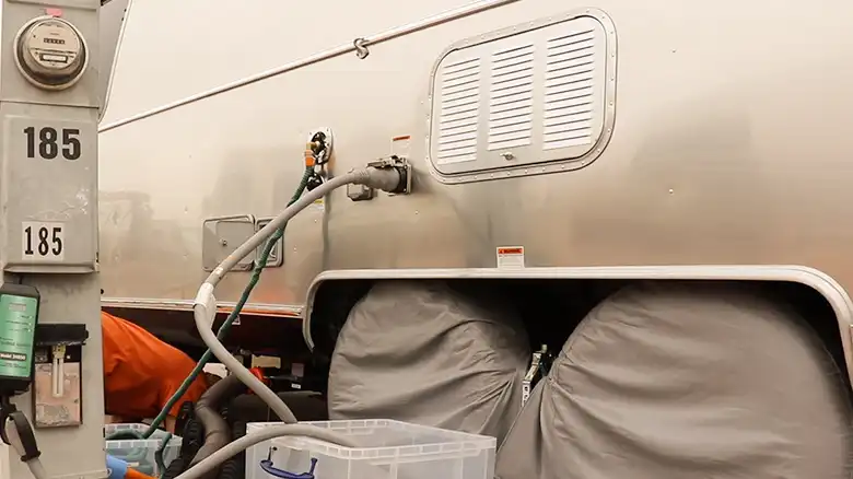 RV Fresh Water Tank Not Draining