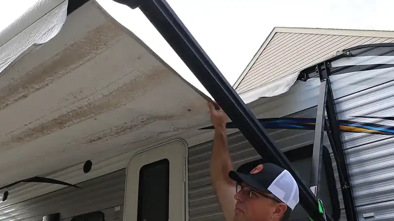 How to Clean RV Awning with Magic Eraser
