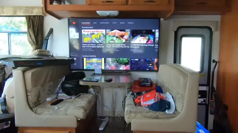 Installing a Flat Screen TV in RV: A Complete Guidance