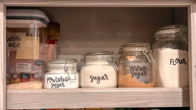 Label Containers and Storage Areas