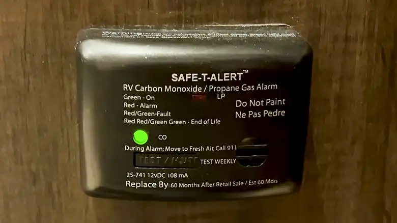 Safe-T-Alert RV Carbon Monoxide Detector Beeping