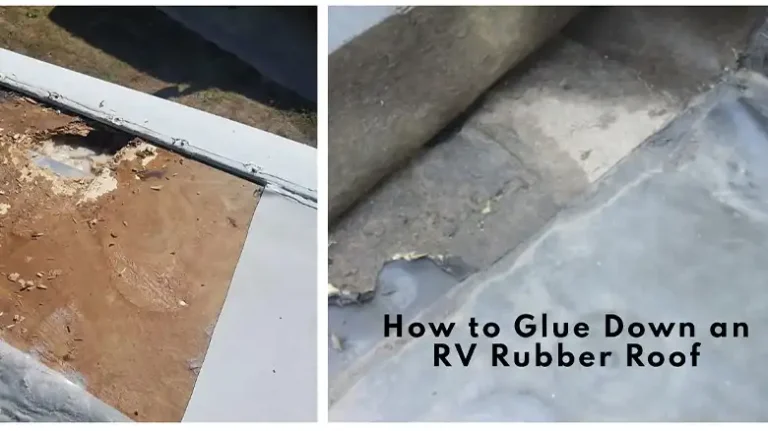 How to Glue Down an RV Rubber Roof