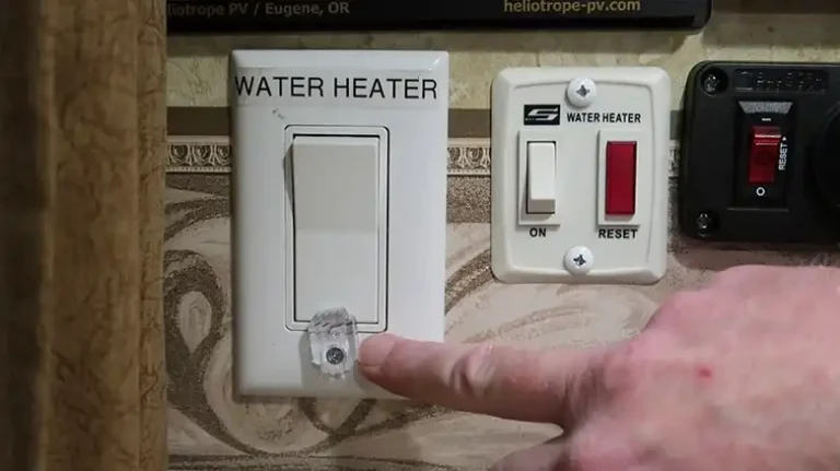 RV Electric Water Heater Switch Not Working